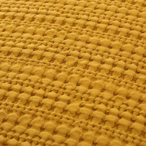Anadia cushion cover, mustard, 100% cotton | URBANARA cushion covers
