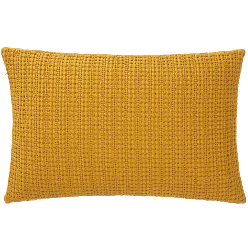 Anadia cushion cover, mustard, 100% cotton