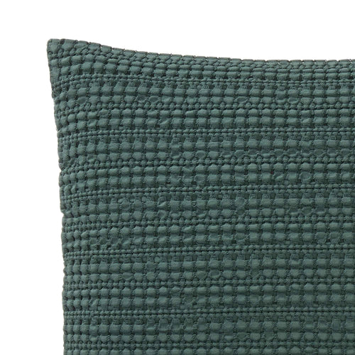 Anadia cushion cover, green, 100% cotton | URBANARA cushion covers