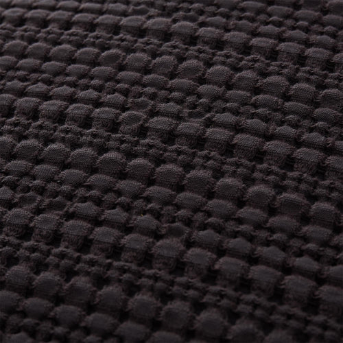 Anadia cushion cover, charcoal, 100% cotton | URBANARA cushion covers