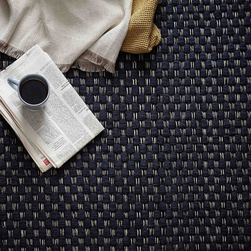 Dark grey blue & Black & Natural white Kalanka Teppich | Home & Living inspiration | URBANARA