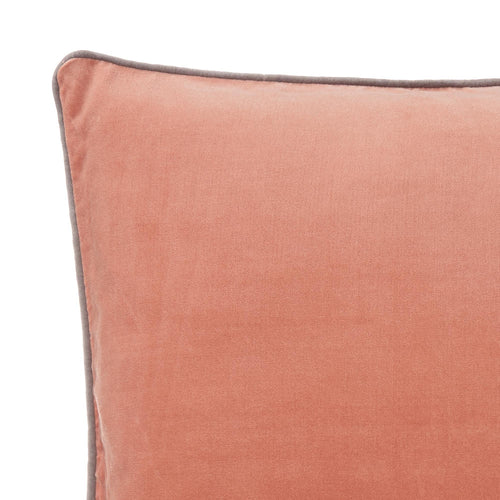 Suri cushion cover, papaya & grey, 100% cotton | URBANARA cushion covers