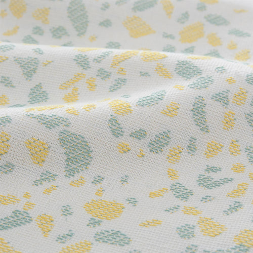 Verin beach towel, off-white & green grey & yellow, 100% cotton |High quality homewares