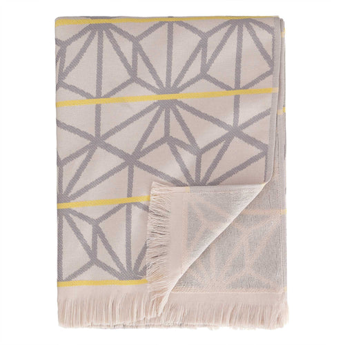 Powder Pink & Grey & Yellow Arade Strandtuch | Home & Living inspiration | URBANARA