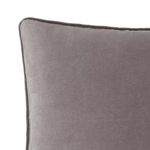 Suri cushion cover, grey & dark grey, 100% cotton | URBANARA cushion covers