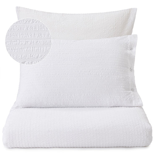 Ansei pillowcase, white, 100% cotton