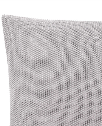 Antua cushion cover, silver grey, 100% cotton