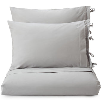 Aliseda duvet cover, light grey, 100% combed cotton
