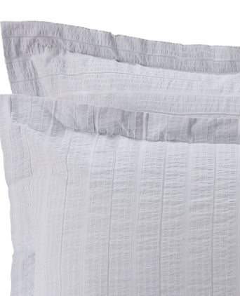 Altura pillowcase, silver grey & silver, 100% cotton