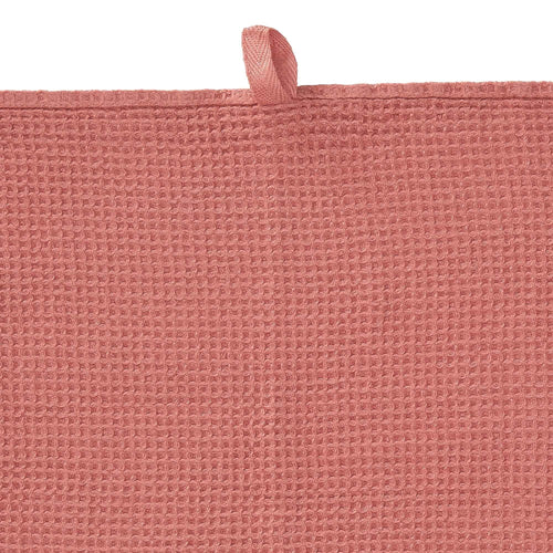 Neris hand towel, papaya, 100% linen | URBANARA linen towels