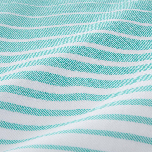 Kadirli hammam towel, green grey & white, 100% cotton | URBANARA hammam towels