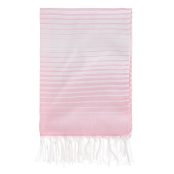 Kadirli hammam towel, light pink & white, 100% cotton