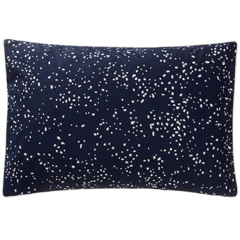 Connemara cushion cover, dark blue & white, 100% cotton