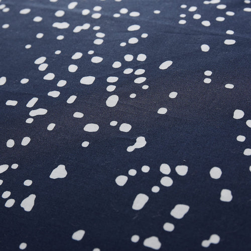 Connemara cushion cover, dark blue & white, 100% cotton |High quality homewares