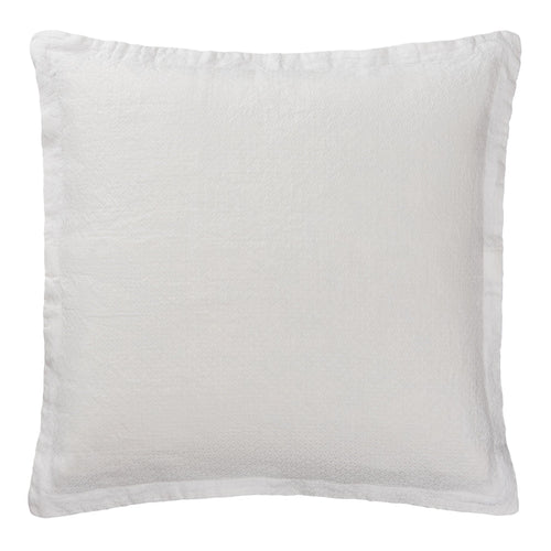 Lousa cushion cover, white, 100% linen