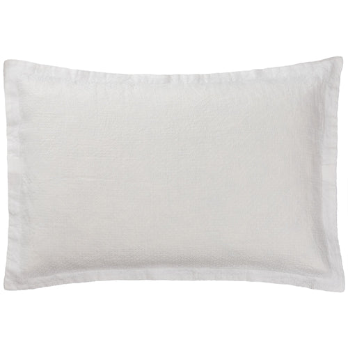 Lousa cushion cover, white, 100% linen