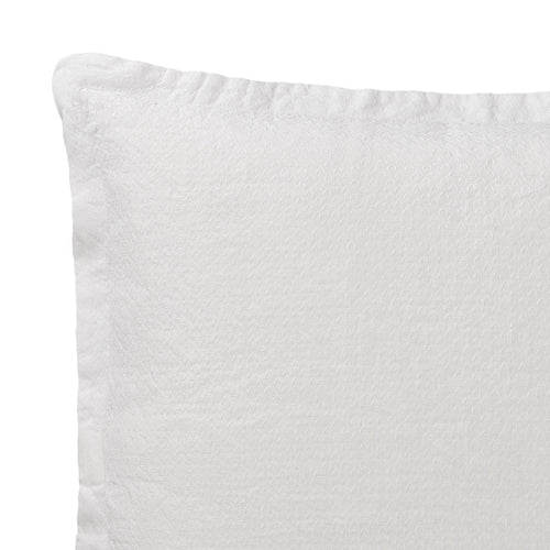 Lousa cushion cover, white, 100% linen | URBANARA cushion covers