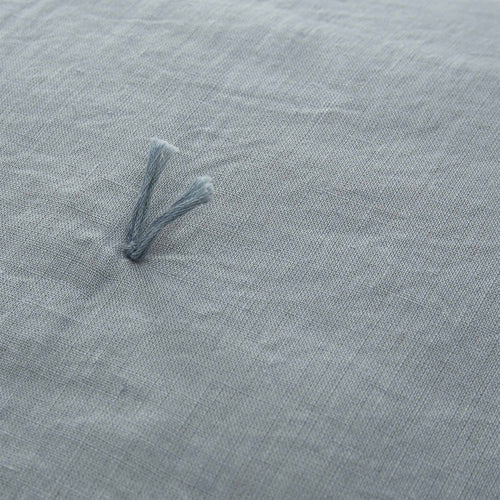 Gaya cushion cover, light green grey & green grey, 100% linen & 100% cotton & 100% polyester | URBANARA cushion covers