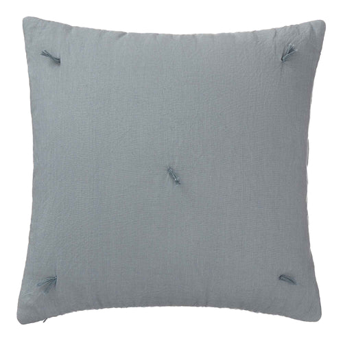 Gaya cushion cover, light green grey & green grey, 100% linen & 100% cotton & 100% polyester