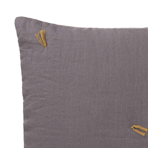 Grey & Bright mustard Gaya Kissenhülle | Home & Living inspiration | URBANARA