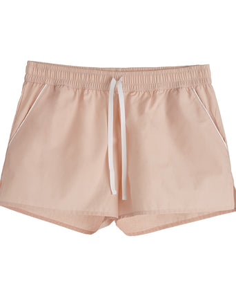 Alva Pyjama Shorts light pink & white, 100% organic cotton