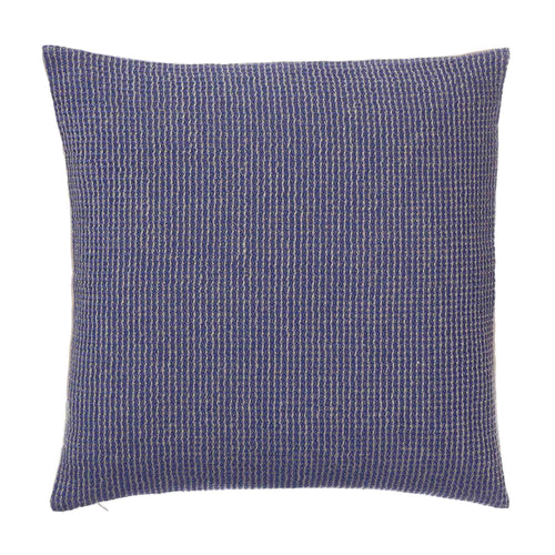 Kovai blanket in ultramarine & natural, 50% linen & 50% cotton |Find the perfect cotton blankets
