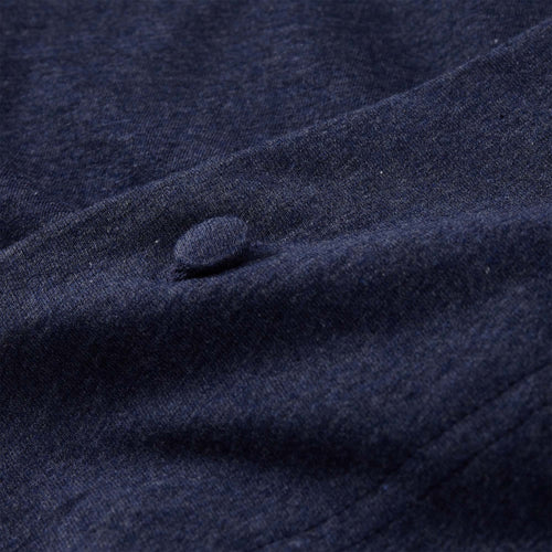 Sabugal duvet cover, darkblue melange, 100% cotton | URBANARA jersey bedding