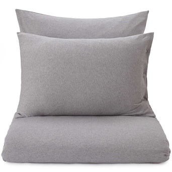 Sabugal duvet cover, light grey melange, 100% cotton