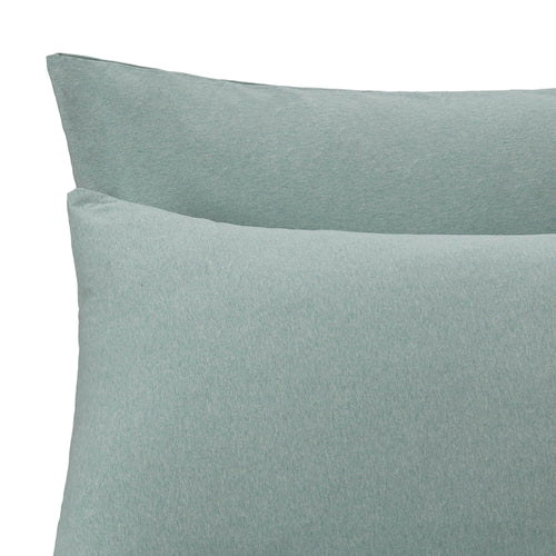Sabugal pillowcase, emerald melange, 100% cotton |High quality homewares