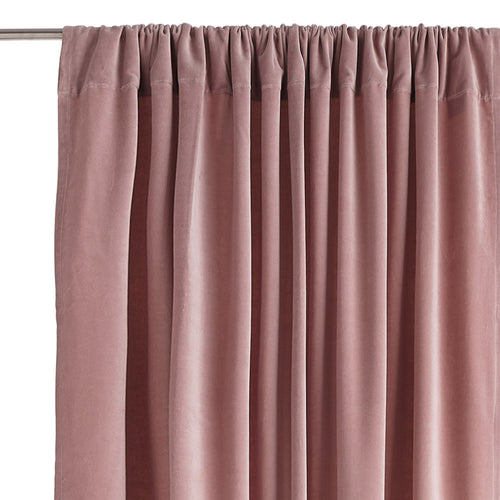 Samana curtain, blush pink, 100% cotton | URBANARA curtains