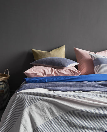 Perpignan duvet cover, light dusty pink, 100% combed cotton