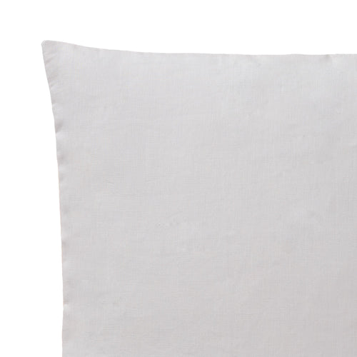 Cataya cushion cover, light grey & charcoal & light pink, 100% linen |High quality homewares