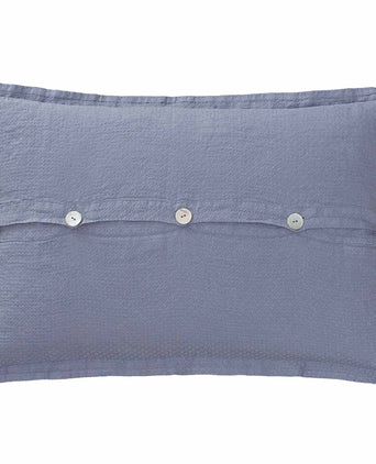 Lousa cushion cover, light grey blue, 100% linen