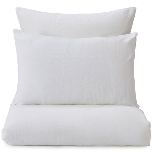 Mafalda duvet cover, white, 100% linen