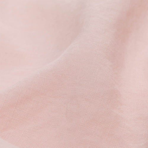 Mafalda fitted sheet, light pink, 100% linen | URBANARA fitted sheets