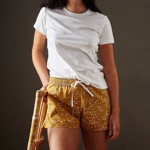 Mustard & White Cova Pyjama | Home & Living inspiration | URBANARA