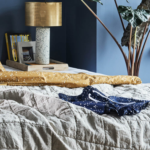 Cova pyjama, dark blue & white, 100% cotton |High quality homewares