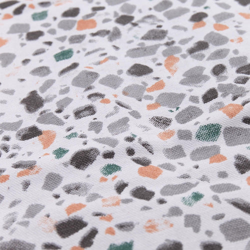 Visso picnic blanket in green grey & light papaya & charcoal & papaya, 100% cotton & 100% polyester |Find the perfect picnic blankets