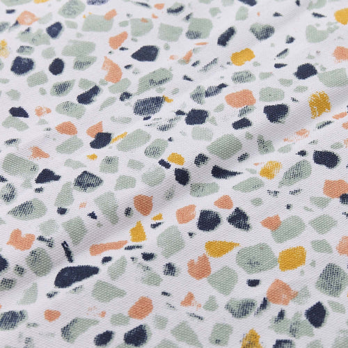 Visso beach mat, bright mustard & light pink & light ocean green & light grey green, 100% cotton & 100% polyester |High quality homewares