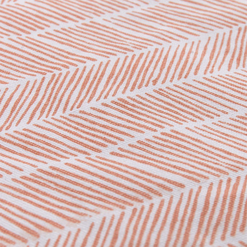 Avola picnic blanket, papaya & natural white & green grey, 100% cotton & 100% polyester |High quality homewares