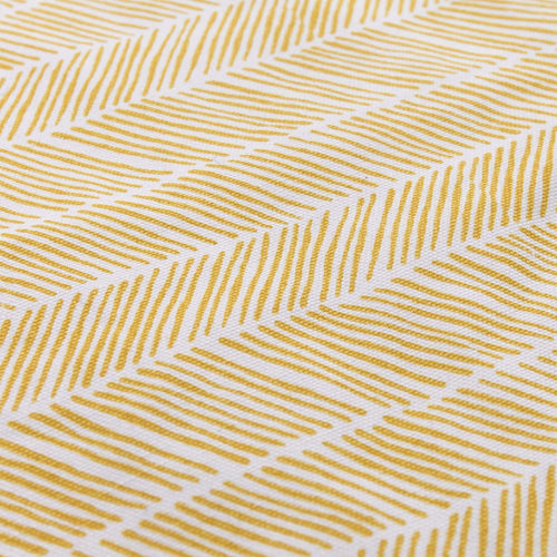 Avola picnic blanket, bright mustard & natural white & papaya, 100% cotton & 100% polyester |High quality homewares