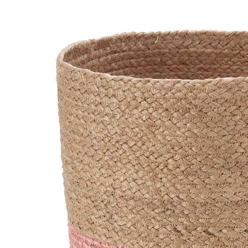 Dasai Basket in natural & pink | Home & Living inspiration | URBANARA