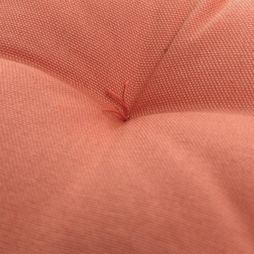 Isaka cushion, papaya, 100% cotton & 100% polyester | URBANARA outdoor accessories