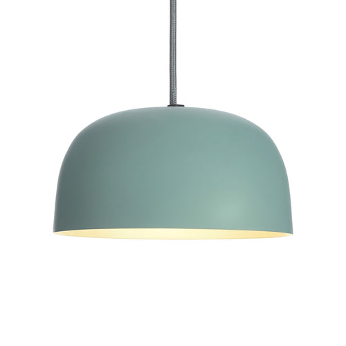 Murguma pendant lamp, light grey green, 100% metal | URBANARA pendant lamps