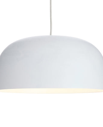 Sadum pendant lamp, white, 100% metal