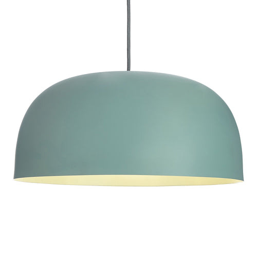 Sadum pendant lamp, light grey green, 100% metal | URBANARA pendant lamps