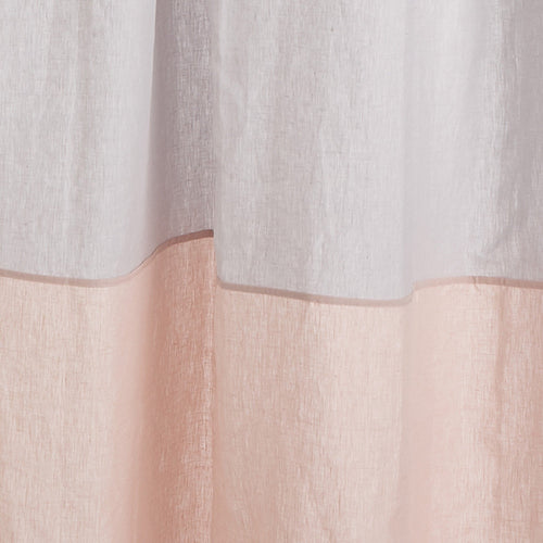 Cataya curtain, light grey & light pink, 100% linen | URBANARA curtains