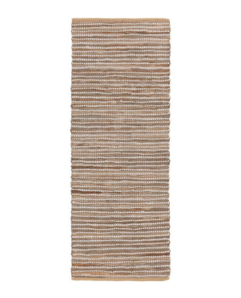 Metz Runner warm brown & natural, 20% jute & 20% leather & 60% cotton