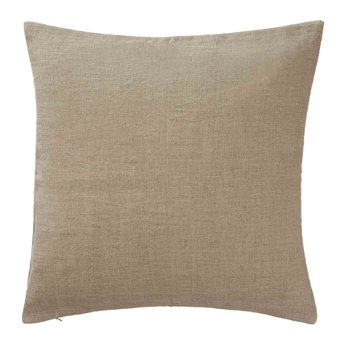 Amreli cushion cover, green grey & natural, 100% cotton & 100% linen | URBANARA cushion covers