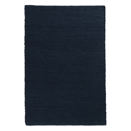 Gorbio rug, blue, 90% jute & 10% cotton | URBANARA jute rugs